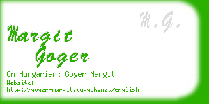 margit goger business card